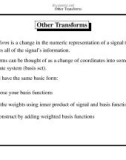 CS 450: Other transform