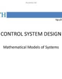 Lecture Control system design: Mathematical models of systems - Nguyễn Công Phương