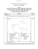 Đáp án đề thi tốt nghiệp cao đẳng nghề khoá 3 (2009-2012) - Nghề: Kỹ thuật máy lạnh và điều hòa không khí - Môn thi: Lý thuyết chuyên môn nghề - Mã đề thi: DA KTML-ĐHKK-LT08