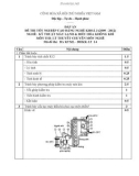 Đáp án đề thi tốt nghiệp cao đẳng nghề khoá 3 (2009-2012) - Nghề: Kỹ thuật máy lạnh và điều hòa không khí - Môn thi: Lý thuyết chuyên môn nghề - Mã đề thi: DA KTML-ĐHKK-LT14