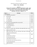 Đáp án đề thi tốt nghiệp cao đẳng nghề khoá 3 (2009-2012) - Nghề: Kỹ thuật máy lạnh và điều hòa không khí - Môn thi: Lý thuyết chuyên môn nghề - Mã đề thi: DA KTML-ĐHKK-LT19