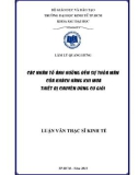 Luận văn Thạc sĩ Kinh tế: Các nhân tố ảnh hưởng đến sự thoả mãn của khách hàng khi mua thiết bị chuyên dùng cơ giới