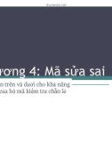 Bài giảng Lý thuyết thông tin: Chương 4.3 - ThS. Huỳnh Văn Kha