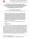 Xử lý nước thải nuôi tôm thẻ chân trắng thương phẩm bằng hệ thống hồ sinh học kết hợp thả cá, rong sụn và sò ở xã Vĩnh Thạch, huyện Vĩnh Linh, tỉnh Quảng Trị