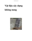 Vật liệu xây dựng không nung