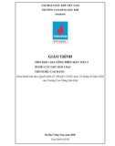 Giáo trình Gia công trên máy tiện 2 (Nghề: Cắt gọt kim loại - Trình độ: Cao đẳng) - Trường Cao Đẳng Dầu Khí (năm 2020)