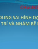 Chương 4: Dung sai hình dạng, vị trí và nhám bề mặt