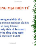 THƯONG MẠI ĐIỆN TỬ: MẠNG MÁY TÍNH