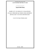 LUẬN VĂN THẠC SĨ KHOA HỌC NGHIÊN CỨU TÁC ĐỘNG CỦA THAM SỐ HOÁ CÁC QUÁ TRÌNH BỀ MẶT TRONG VIỆC MÔ PHỎNG KHÍ HẬU KHU VỰC BẰNG MÔ HÌNH MM5 