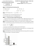Đề thi giữa học kì 2 môn Toán lớp 9 năm 2020-2021 có đáp án - Trường THCS Nguyễn Văn Phú
