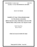 Tóm tắt Luận án tiến sĩ Y học: Nghiên cứu đặc tính mô bệnh học và ứng dụng lâm sàng động mạch vị mạc nối phải làm cầu nối trong phẫu thuật bắc cầu động mạch vành