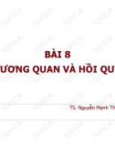 Bài giảng Lý thuyết xác suất và thống kê toán: Bài 8 - TS. Nguyễn Mạnh Thế