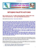 SỬ DỤNG PALETTE ACTIONS