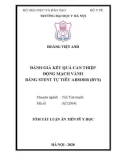 Tóm tắt luận án Tiến sĩ Y học: Đánh giá kết quả can thiệp động mạch vành bằng stent tự tiêu Absorb (BVS)