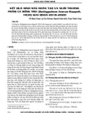 Kết quả sinh sản nhân tạo và nuôi thương phẩm cá bống tro (Bathygobius fuscus Ruppell, 1830) giai đoạn 2016-2020