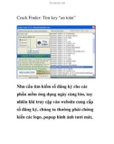 Crack Finder: Tìm key “an toàn”