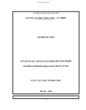 Luận văn Thạc sĩ Khoa học: Xây dựng qui trình giám định viên nén TFMPP (m-trifluoromethylphenylpiperzazine) bằng GC/MS