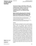 The use of drugs, chemicals, herbs, and herbal extract products in grow-out farms of snakehead (Channa striata) and pangasius catfish (Pangasianodon hypophthalmus) in the Mekong Delta, Vietnam