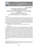 Chủ trương ngoại giao cân bằng của Đảng Lao động Việt Nam trong kháng chiến chống Mĩ, cứu nước (1954-1975)