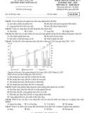 Đề thi giữa học kì 2 môn Địa lí lớp 10 năm 2021-2022 có đáp án - Trường THPT Ngô Gia Tự – Đắk Lắk