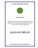 Luận án tiến sĩ: Nghiên cứu sự lưu hành và đặc điểm dịch tễ học phân tử của porcine circovirus type 2 (PCV2) ở lợn nuôi tại Việt Nam