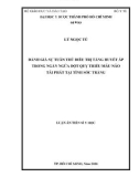 Luận án Tiến sĩ Y học: Đánh giá sự tuân thủ điều trị tăng huyết áp trong ngăn ngừa đột quỵ thiếu máu não tái phát tại tỉnh Sóc Trăng