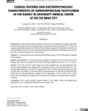 Nghiên cứu đặc điểm lâm sàng và điện sinh lý tim nhịp nhanh kịch phát trên thất ở người cao tuổi tại Bệnh viện Đại học Y Dược thành phố Hồ Chí Minh