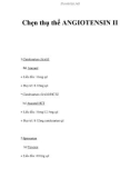 Chẹn thụ thể ANGIOTENSIN II