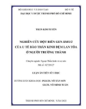 Luận án Tiến sĩ Y học: Nghiên cứu đột biến gen IDH1/2 của u tế bào thần kinh đệm lan tỏa ở người trưởng thành