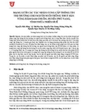 Mạng lưới các tác nhân cung cấp thông tin thị trường cho người nuôi trồng thuỷ sản vùng đầm Sam Chuồn, huyện Phú Vang, tỉnh Thừa Thiên Huế