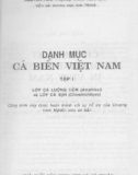 Danh mục cá biển Việt Nam (Tập I)