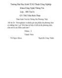 Đề tài 26: Thử nghiệm và đánh giá sản phẩm đa phương tiện có những lưu ý gì? Khi làm tư liệu về đề án đa phương tiện, cần mô tả các khía cạnh nào?