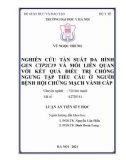 Luận án Tiễn sĩ Y học: Nghiên cứu tần suất đa hình gen CYP2C19 và mối liên quan với kết quả điều trị chống ngưng tập tiểu cầu ở bệnh nhân hội chứng mạch vành cấp