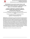 Tình hình sử dụng kháng sinh trong nuôi tôm thẻ chân trắng (Litopenaeus vannamei Boone, 1931) trên cát ở tỉnh Thừa Thiên Huế