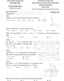 Đề thi KSCL môn Toán lớp 12 năm 2022-2023 - Sở GD&ĐT Ninh Bình (Mã đề 101)