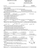 Đề thi học kì 2 môn Vật lý lớp 10 năm 2022-2023 - Trường THPT số 2 An Nhơn, Bình Định