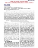 Một số giải pháp phát triển du lịch văn hóa trở thành ngành kinh tế quan trọng của kinh tế Việt Nam