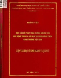 Luận văn Thạc sĩ Kinh doanh và quản lý: Một số giải pháp tăng cường nguồn vốn huy động trung và dài hạn tại Ngân hàng TMCP Công thương Việt Nam