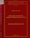 Luận văn Thạc sĩ Kinh doanh và quản lý: Nâng cao năng lực tham gia dự thầu của Công ty cổ phần Đầu tư và Xây dựng Tây Hồ