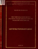 Luận văn Thạc sĩ Kinh doanh và quản lý: Phát triển hoạt động dịch vụ của Trung tâm Quy hoạch và Điều tra Tài nguyên nước quốc gia
