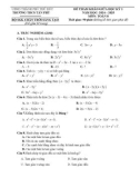 Đề thi giữa học kì 1 môn Toán lớp 8 năm 2024-2025 có đáp án - Trường THCS Tân Phú, Thủ Đức (Đề tham khảo)