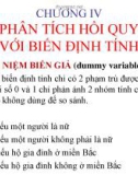 Bài giảng Kinh tế lượng: Chương 4 - Mai Cẩm Tú