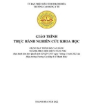 Giáo trình Thực hành nghiên cứu khoa học (Ngành: Phục hồi chức năng - Trình độ: Cao đẳng) - Trường Cao đẳng Y tế Thanh Hoá