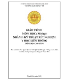 Giáo trình Mô học (Ngành: Kỹ thuật xét nghiệm y học - Trình độ: Cao đẳng liên thông) - Trường Cao đẳng Y tế Thanh Hoá