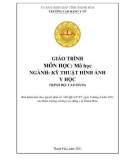 Giáo trình Mô học (Ngành: Kỹ thuật hình ảnh y học - Trình độ: Cao đẳng) - Trường Cao đẳng Y tế Thanh Hoá