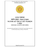 Giáo trình Sinh lý bệnh (Ngành: Kỹ thuật xét nghiệm y học - Trình độ: Cao đẳng liên thông) - Trường Cao đẳng Y tế Thanh Hoá