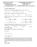 Đề thi giữa học kì 1 môn Toán lớp 9 năm 2024-2025 có đáp án - Trường THCS Tân Phú, Thủ Đức (Đề tham khảo)