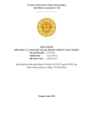 Giáo trình Chăm sóc bà mẹ trong thời kỳ thai nghén (Ngành: Hộ sinh - Trình độ: Cao đẳng) - Trường Cao đẳng Y tế Thanh Hoá