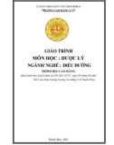 Giáo trình Dược lý (Ngành: Điều dưỡng - Trình độ: Cao đẳng) - Trường Cao đẳng Y tế Thanh Hoá