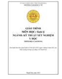 Giáo trình Sinh lý (Ngành: Kỹ thuật xét nghiệm y học - Trình độ: Cao đẳng) - Trường Cao đẳng Y tế Thanh Hoá